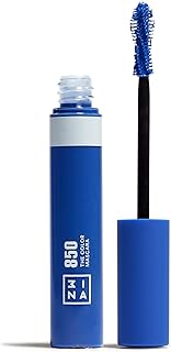 3INA MAKEUP - The Color Mascara 850 - Azul - Máscara de Pestañas Azul con Keratina - Mascara de Colores - Volumen y Definición - Mascara de pestañas para Ojos sensibles - Vegan - Cruelty Free
