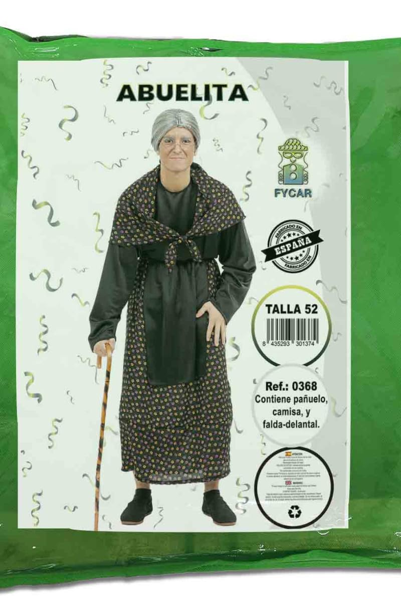 Disfraz de abuela vieja