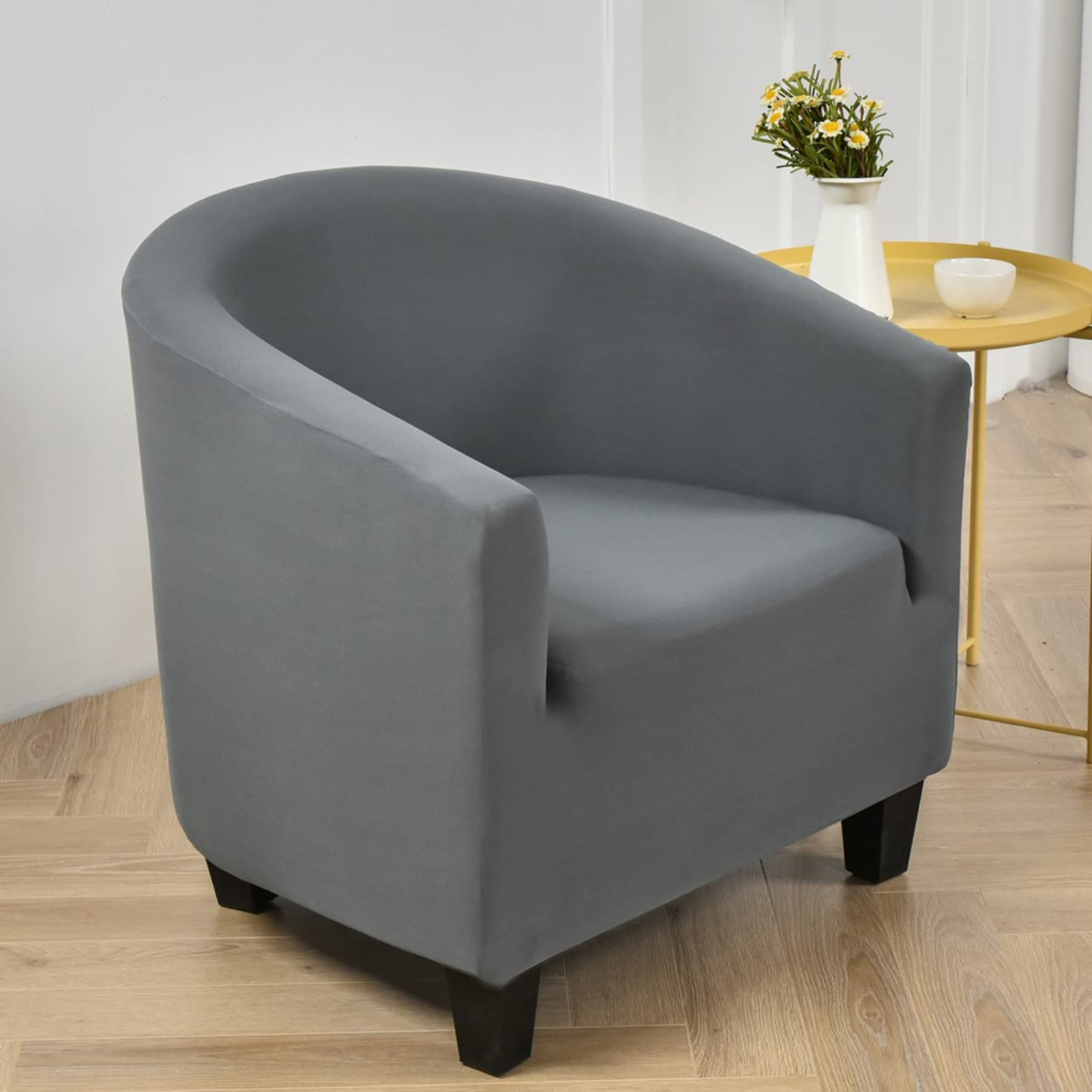 Funda para sillón bañera que cubre imperfecciones con jacquard