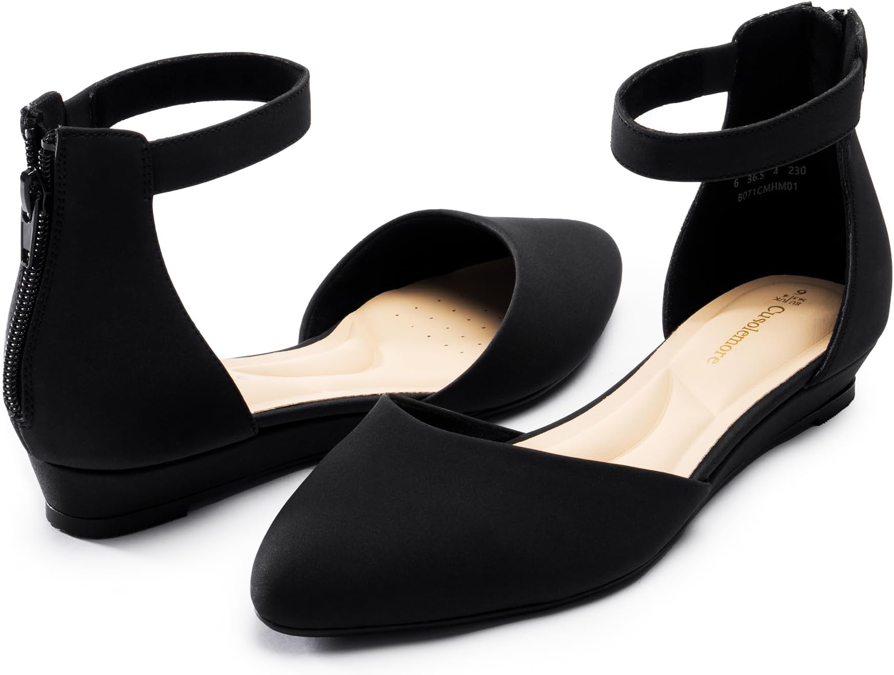 black flats dress shoes