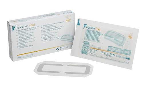 Vista 11 de 3M Tegaderm - Apósito de película transparente con almohadilla rectangular de entrega estilo marco, 3.5 x 6 pulgadas, estéril 3589, 100