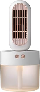 luckiner Nawilżacze USB wentylator cyrkulacyjny powietrza wentylator mgiełki ultra-cichy chłodna mgiełka nawilżacz szept cichy