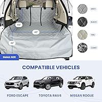 Vista 2 de 4Knines Forro de Carga Dividido para SUV – Para Perros y Mascotas, Resistente, Impermeable, Alfombrilla de Maletero y Cubierta de Carga – Se Adapta