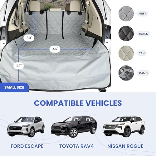 Miniatura 2 de 4Knines Forro de Carga Dividido para SUV Para Perros y Mascotas, Resistente, Impermeable, Alfombrilla de Maletero y Cubierta de Carga Se Adapta a