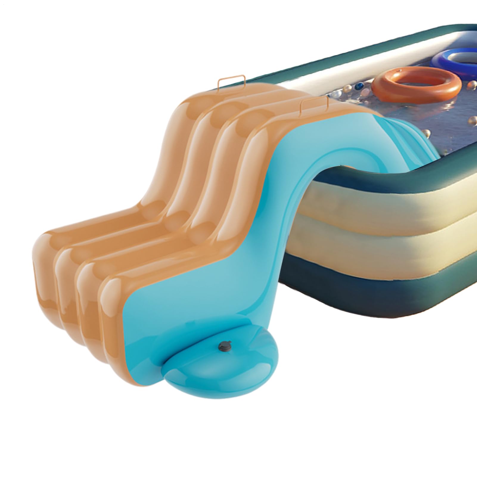 Baoqifong Toboganes Inflables para Piscina - Tobogán Hinchable para Fiestas En Jardín | Juego Acuático De Diversión para Niños En Parque Jardín Exterior Patio