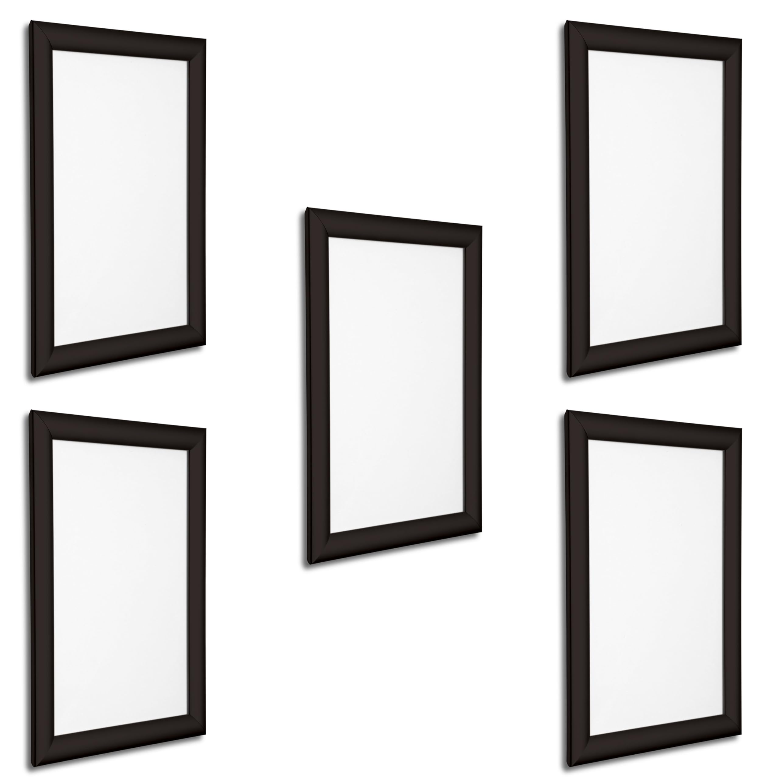 Biggest Aluminium Snap frame Poster Frame Clearence sale In Black and silver Colour (5 x A5 Black Mitred) โ image 1