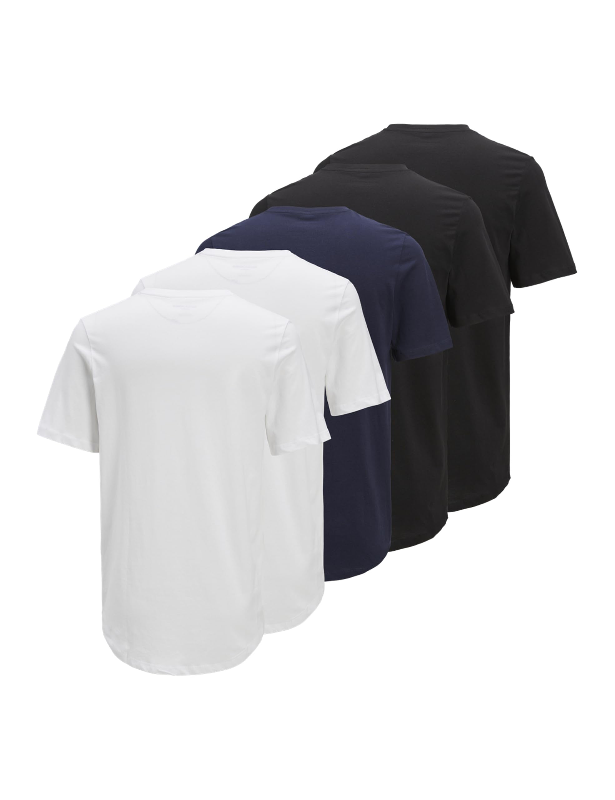 Jack & Jones Jprblabrody tee SS Crew Neck 5pk MP Camiseta Hombre (Pack de 5)