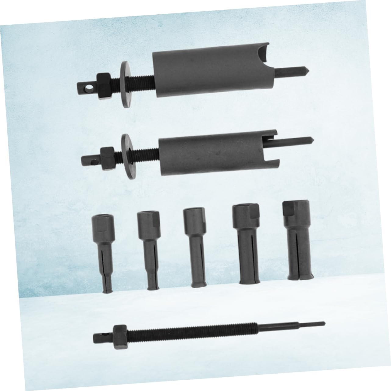 Gatuida Separatore Cuscinetti per Albero Motore Motocicletta Kit Estrattore Cuscinetti Interni Acciaio Cromo-vanadio Forgiato Trattamento Termico Resistente e Duraturo