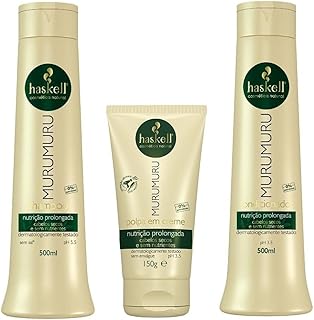 Kit Shampoo Condicionador 500ml +Polpa 150g Murumuru Haskell