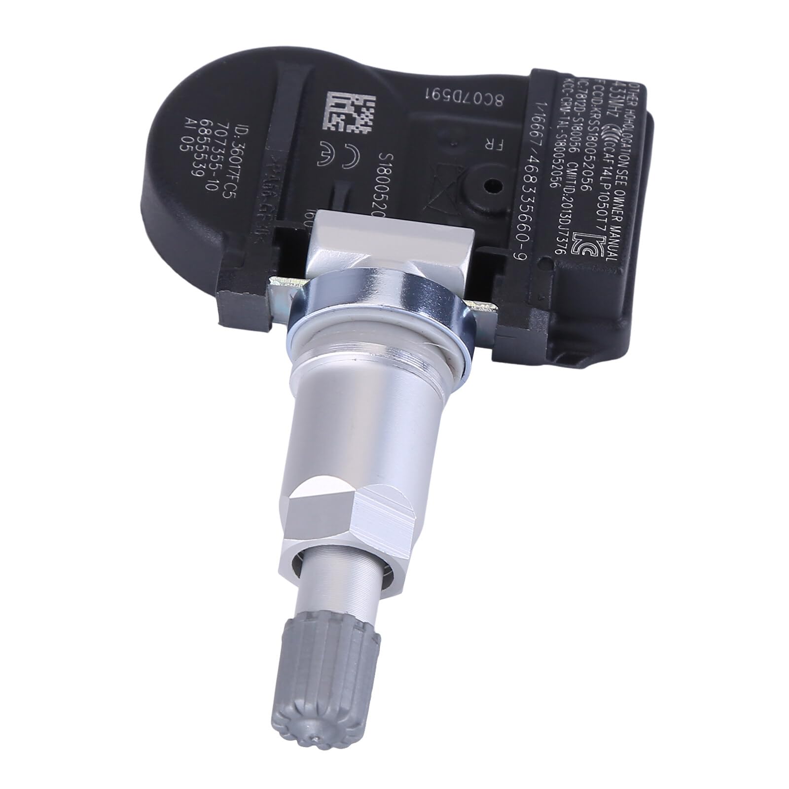 BYNYXI Lot de 4 capteurs de pression des pneus pour Série 3 F30 F31 F32 F33 F34 4 X1 F36 F45 F46 F48 M3 F80 F83 F87 F20 F21 F22 F23 RDKS TPMS Capteur de pression des pneus Système de contrôle de la