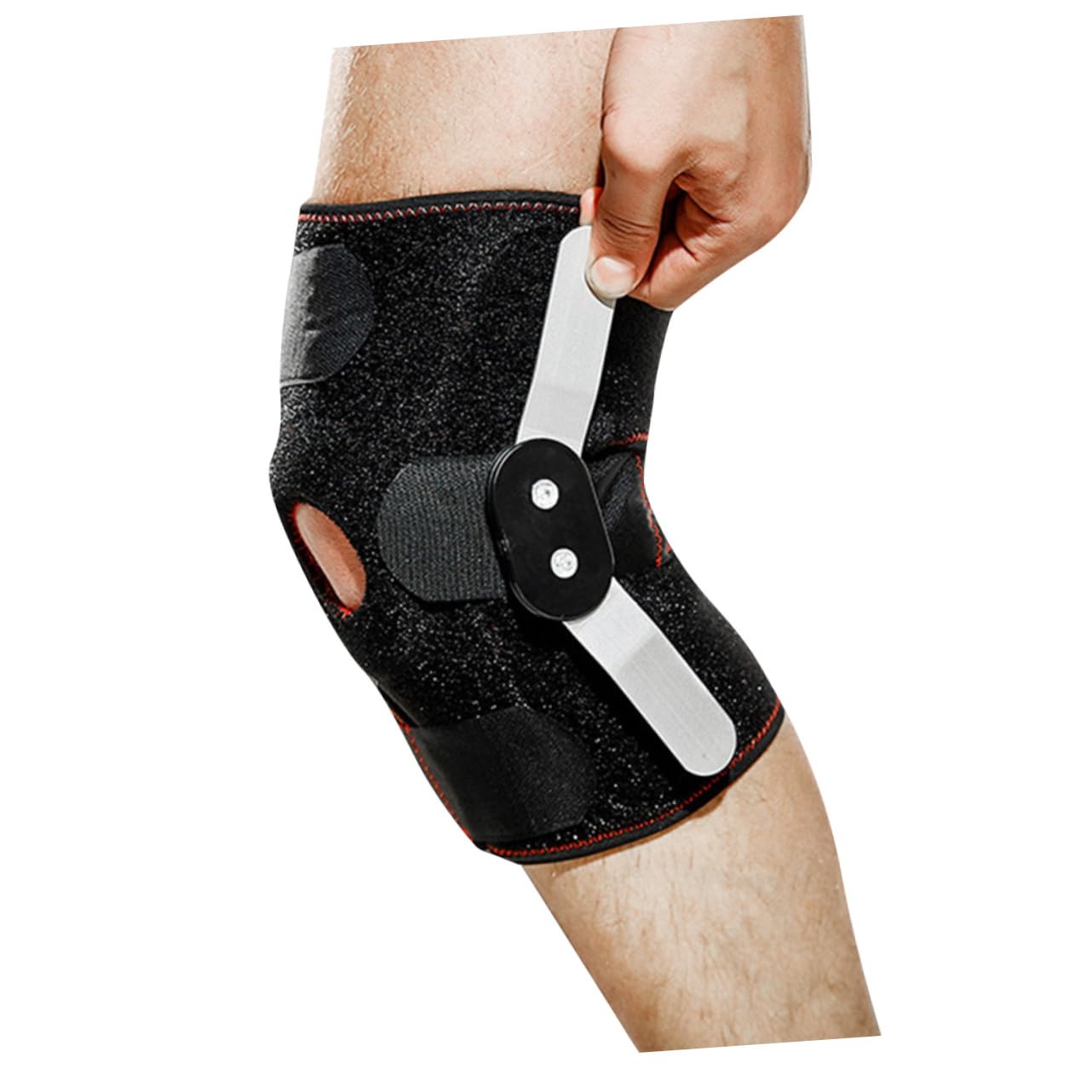 Happyyami Sports Knee Pad Steel Plate for Basketball Running Support Knee Guards for Men Women Exercise Protection Leg Sleeve