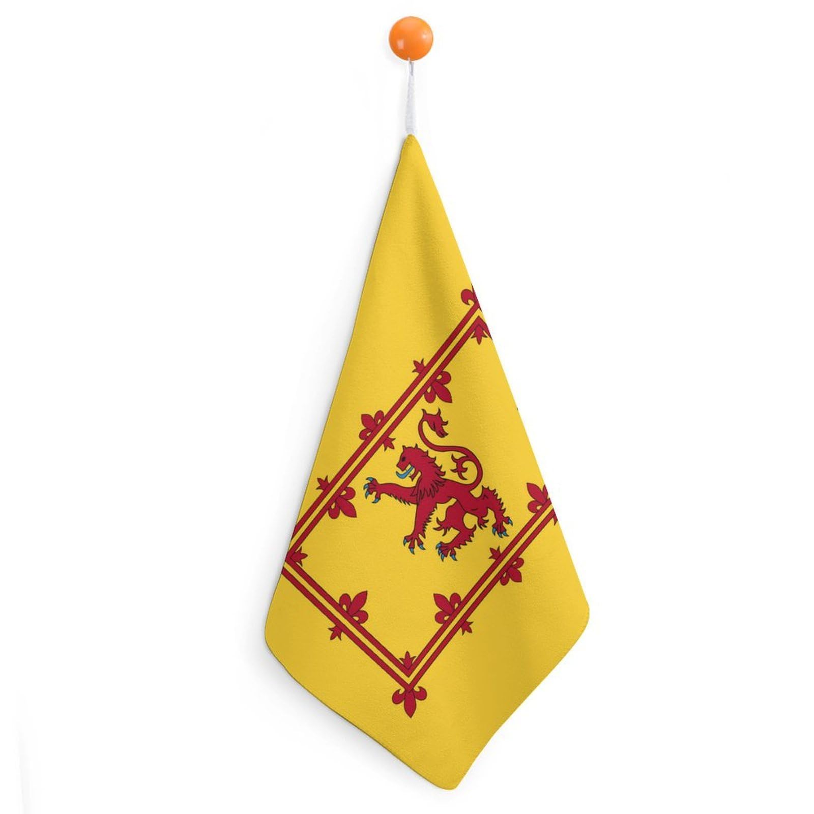 CGSBNGHA Scotland Flag Hand Towel Hanging Face Towels Cleaning Cloths Handkerchief for Bathroom Kitchen