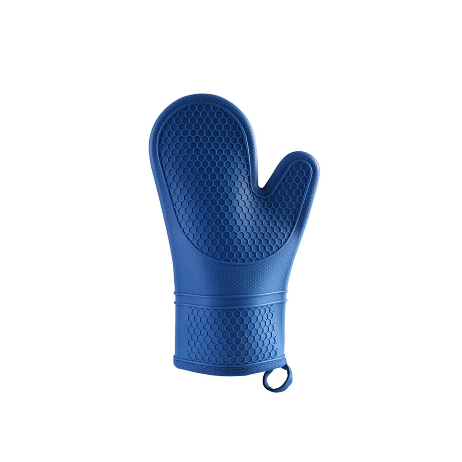Guanti Da Forno Guanti da forno in silicone - in con fodera morbida resistente al calore Blu