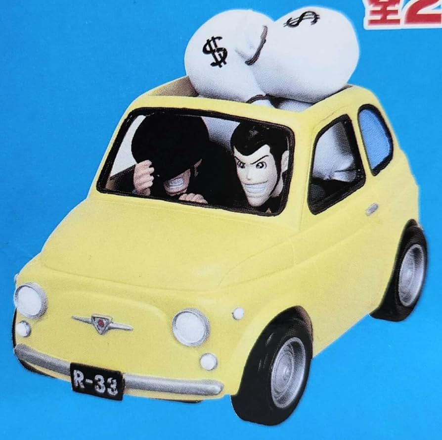 ルパン 貯金箱 Yahoo!オークション - ルパン三世 ルパン＆次元 走って逃げる