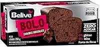 Bolo de Chocolate com Gotas Sem Glúten Sem Açúcar Sem Leite Belive 260g