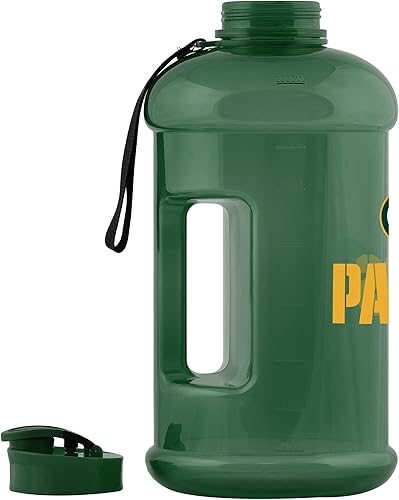 Miniatura 3 de FOCO NFL Team Logo 2L - Botella de agua deportiva grande de plástico transparente