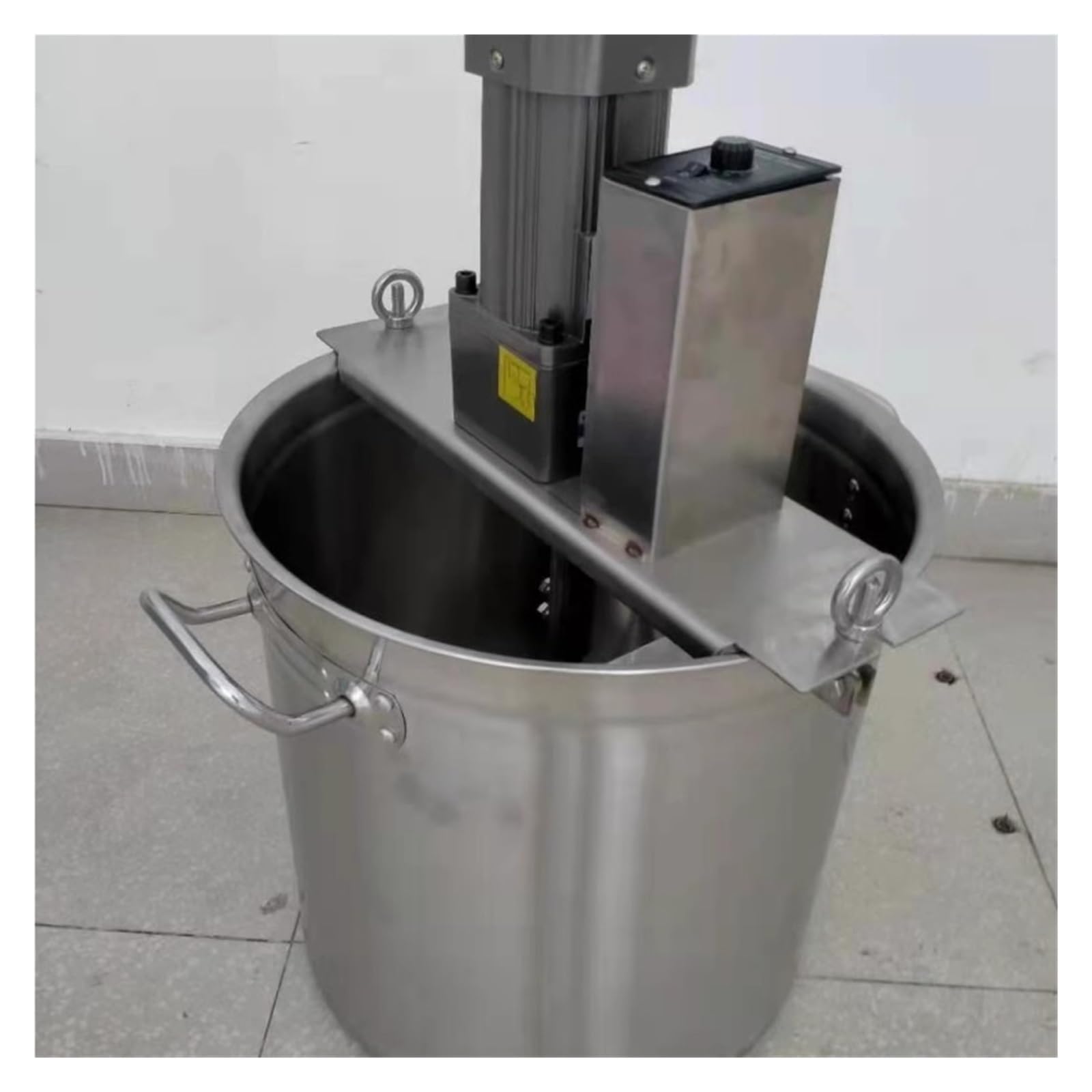 Macchina For Friggere Il Fondo Della Pentola Calda Automatica Da 50-75 Kg, For Pasta Di Fagioli, Peperoni, Carne Mista, Mixer For Cucinare, Salsa Marmellata, Peperoncino Cottura Senza Sforzo(Without)