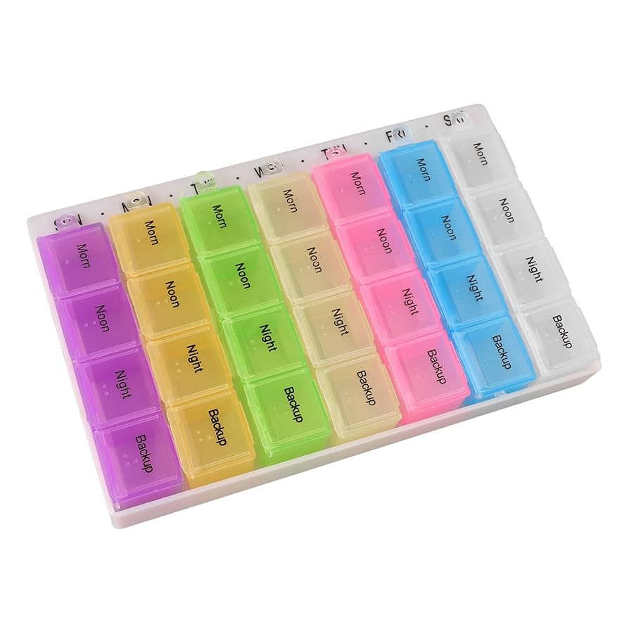 Amazon.co.jp: ピルケース 薬ケース 習慣薬箱 薬入れ 1週間 28