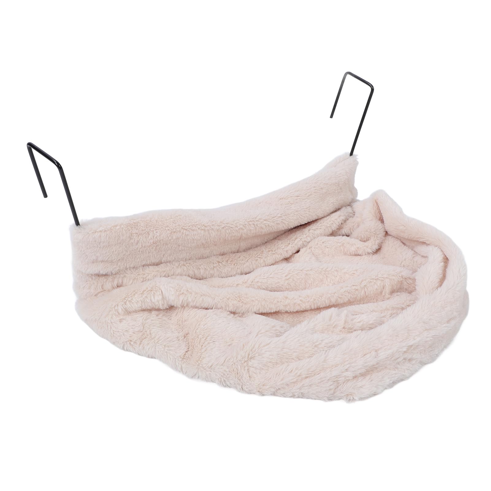 Tnfeeon Cuccia Sospesa per Animali Domestici in Stile Amaca, Culla Accogliente in Peluche per Gatti e Cuccioli, Cuccia Termosifone per Interni per Animali di Piccola Taglia (Beige)