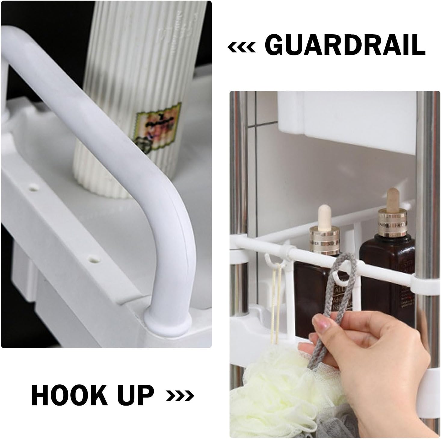 Der Toilet Shelf - Space-Saving Over Toilet Storage Rack for Bathroom & Balcony, Easy Assembly Organizer, Stylish & Functional Solution for Small Spaces
