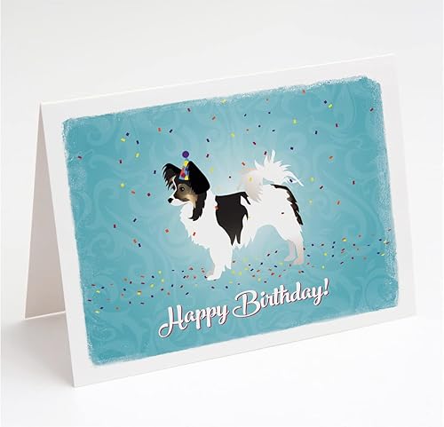Miniatura 10 de Breed Collection Tarjetas de felicitación y sobres de cumpleaños de perro Pinscher en miniatura, paquete de 8, tarjetas de notas en blanco tamaño A2