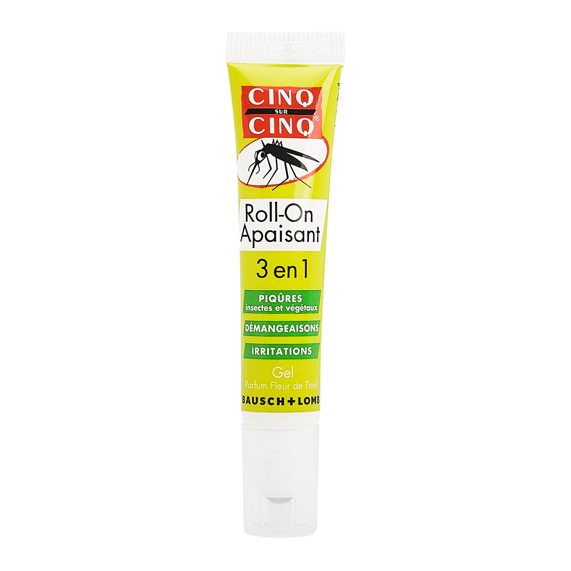Cinq su Cinq Roll-on emolliente 3 in 1, confezione da 2 x 7 ml
