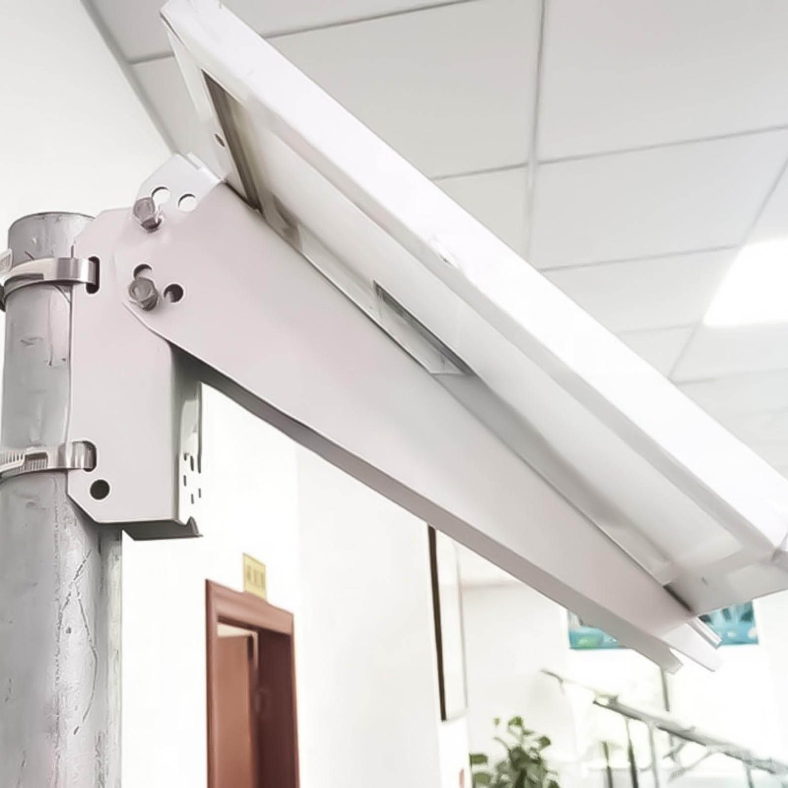 Estructura de montaje en pared de panel fotovoltaico modificable, paréntesis de aluminio fuerte para recolección de energía reforzada y montaje simple, soporte de montaje de panel solar montado en la