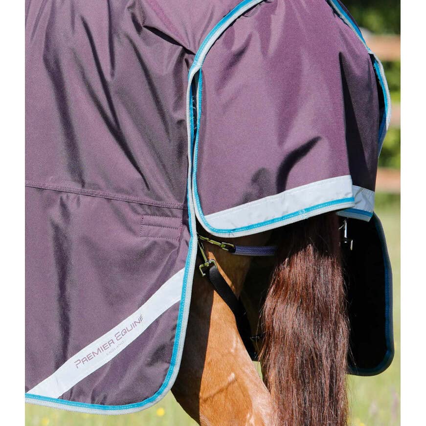 Coperta impermeabile per cavalli con copricollo Premier Equine Buster Storm 100 g