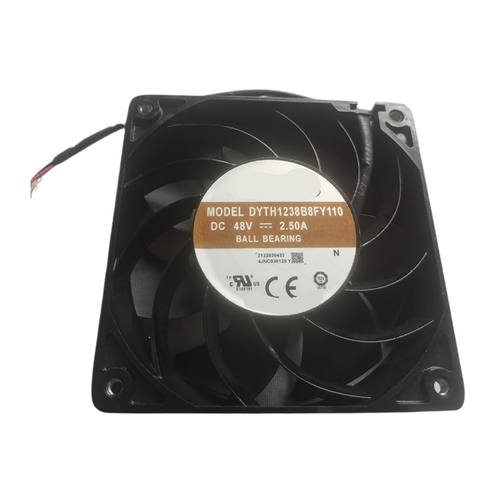 YMUGUEGH 120x120x38mm 120mm fan DYTH1238B8FY110 48V 2.5A 12038 water proof cooling fan