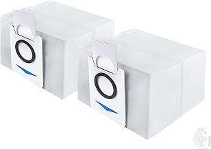 RODAK Set of 2pc Activated Carbon Dust Bags Replacement for Ecoveacs IROBOTs T20, T20 PRO, T20 MAX, T20 MAX Plus, T20 PRO MAX Vacuum Cleaners.