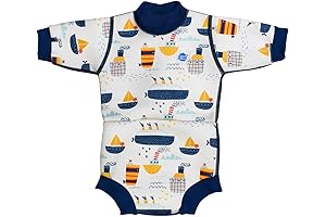 Splash About Happy Nappy Wetsuit for Babies (Tug Boats)
