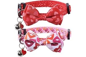 Lamphyface Valentine's Day Cat Collars for Cats