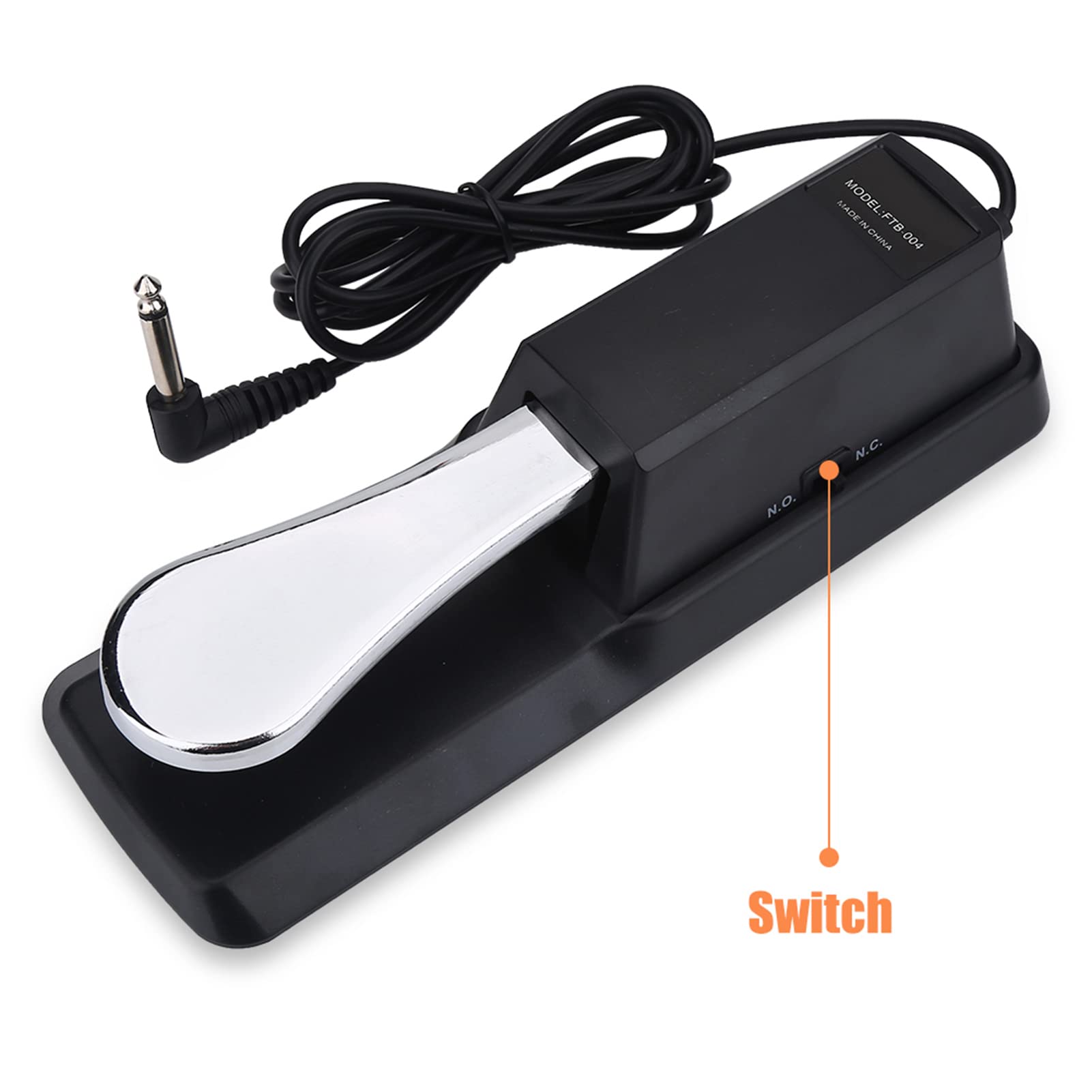 Sustain - Pedale per tastiera, antiscivolo, per pianoforte, per pianoforte, per pianoforte digitale, accessori per tastiere elettroniche