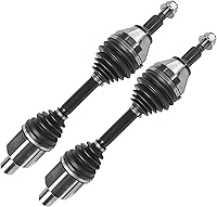 Vista 13 de Detroit Axle - 4WD Front 2pc CV Ejes para Chevy Trailblazer EXT GMC Envoy XL XUV Buick Rainier Isuzu Ascender Saab 9-7x Oldsmobile Bravada, 2 Ejes