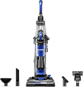 Aspirateurs verticaux puissants Eureka sans sac pour animaux de compagnie, aspirateur ménager léger pour tapis et sols durs, PowerSpeed NEU280C avec brosse turbo pour animaux, bleu