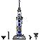 Eureka Powerful Bagless Upright Vacuum Cleaners for Home Pets, Lightweight Household Vacuum Cleaner for Carpet and Hard Floor