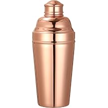 Large Stainless-Steel Cocktail Shaker, 60 oz Copper Plated