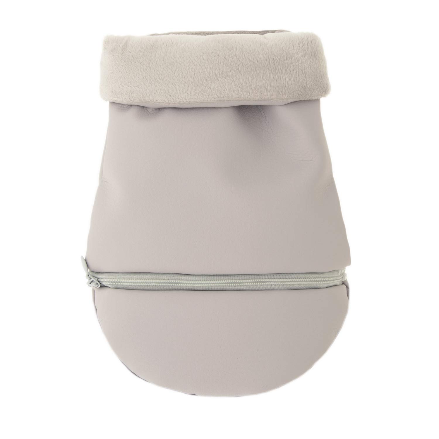 Manoplas Carrito Bebé Rosy Fuentes- Con Forro Polar Interior - Guantes para Carro Bebé - Tejido Suave y Agradable - Manoplas Carro Bebé Universales -Gris