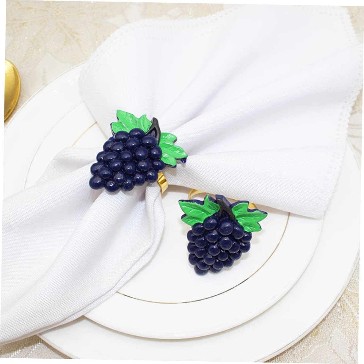 TOPBATHY 20stücke Serviettenringe Obstform Napkin Buckles Für Partys Hochzeiten Und Besondere Anlässe Langlebigem Dekorieren Von Tischgedecken