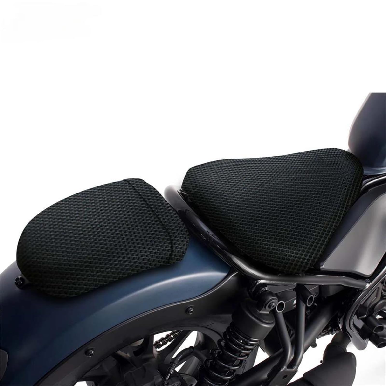 Generico Cuscino Traspirante Per Rivestimento Del Sedile In Tessuto A Rete Antiscivolo Per Rebel Per CMX 500 300 2017-2020(CMX 1100 Rebel 2021-)