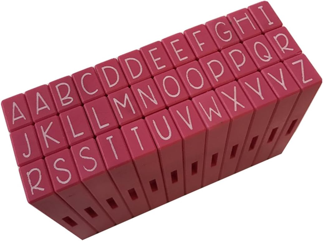 Pink and Main Pegz (36-Piece) Curvy Girl Font Stamps Upper