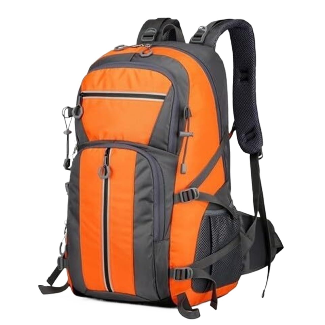 Plecak Turystyczny Plecak Trekkingowy 50L Plecak Kempingowy Lekki Trekking Turystyczny Dla Mężczyzn I Kobiet Wspinaczka Górska Na Świeżym Powietrzu Torba Alpinistyczna(Oranje)