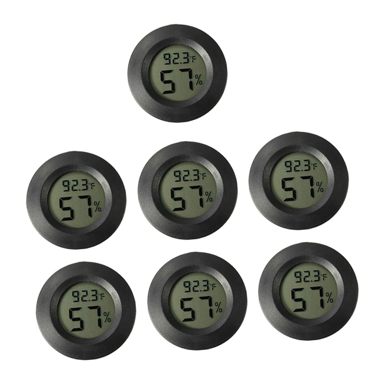 14pezzi Mini Igrometro per Terrario Misuratore e umidità per Rettili e Facile Usare e Resistente