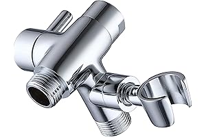 3-Way Shower Arm Diverter with Handshower Mount