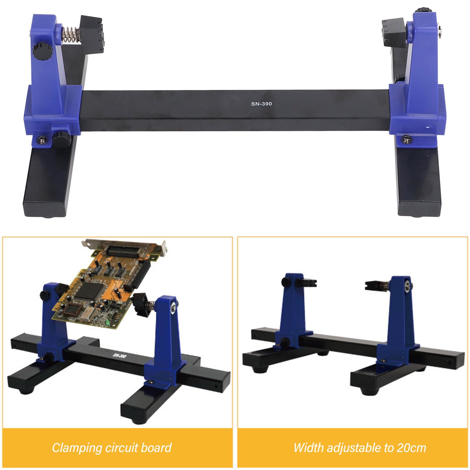 Reggi Scheda Elettronica Supporto regolabile per PCB Supporto per PCB Robusto supporto per saldatura Per fissare PCB e pezzi durante la saldatura e