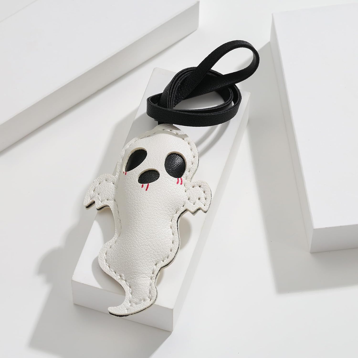 Halloween Ghost Bag Charm Decor,White Ghost Purse Charms for Handbag image 2