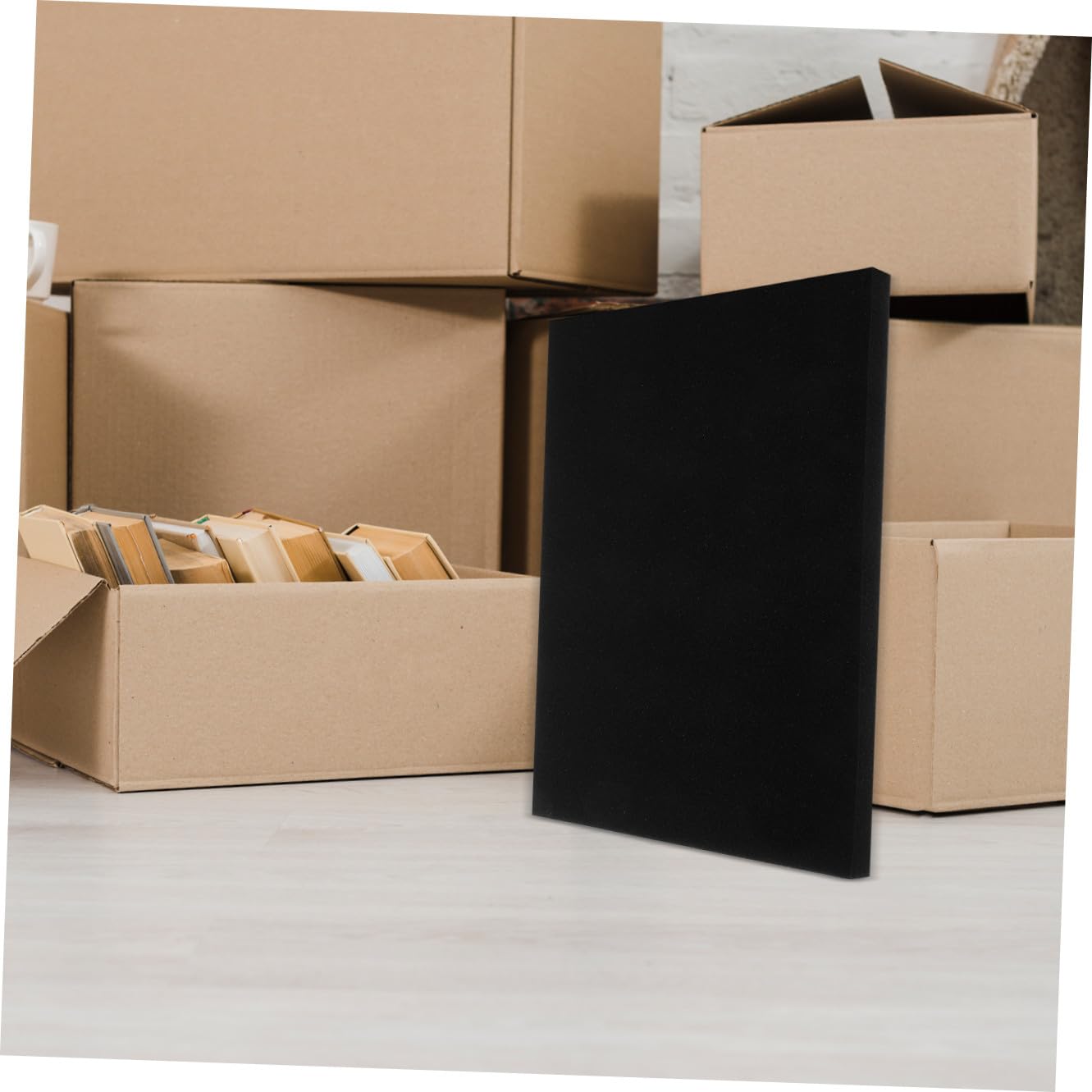 Schaumstoffplatten von Elektronik und Keramik für Versand und Lagerung 4 Stück Schwarze aus Polyurethan für Verpackungsmaterial Vielseitig Zuschneidbar und Stoßdämpfend