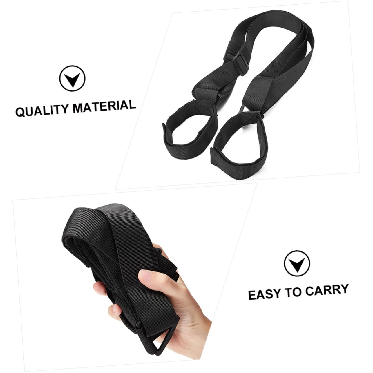 BCOATH Adjustable Snowboard Shoulder Strap Portable Ski Strap for Easy Carrying Design for Snowboards Comfortable Shoulder Support for All Seasons
