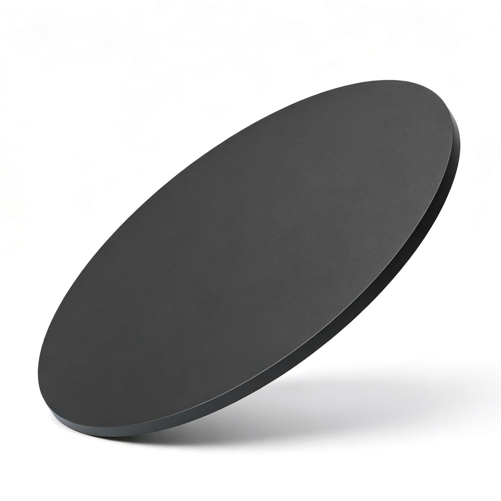 Fogli di Plastica ABS Lastra di Plastica ABS Girare 1.5cm | Disco in Plastica Nera, Facile Da Termoformare, Per Arredamento, Spessore 1,5 Cm