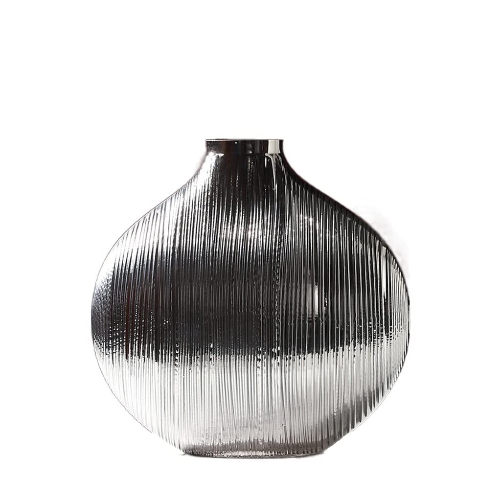 Vase en verre transparent de ferme pour arrangement de fleurs séchées de salon